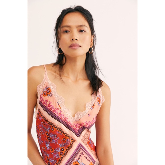 NWT Free People Boho Stevie Maxi Dress in Red - Picture 3 of 10